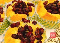 蜜豆酸奶味卡仕达酱注心古早蛋糕的做法图解16