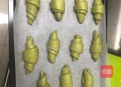 抹茶羊角面包的做法图解20