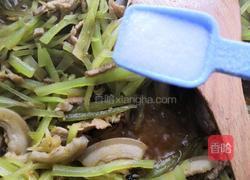青笋炒肉丝的做法图解7