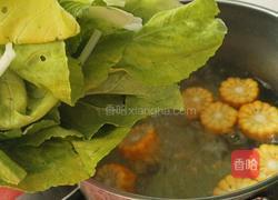 玉米青菜圆子汤的做法图解9