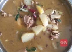 土豆炖鸡边腿的做法图解5