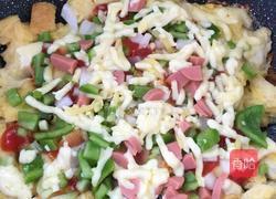 第一缕阳光（自创披萨）的做法图解3