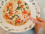 海鸭蛋蔬菜炒饭的做法[图]