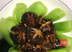 香菇油菜的做法图解5