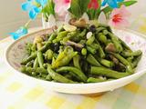 香菇炒豇豆