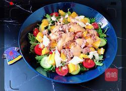 金枪鱼田园蔬果沙拉(低脂版)的做法图解8