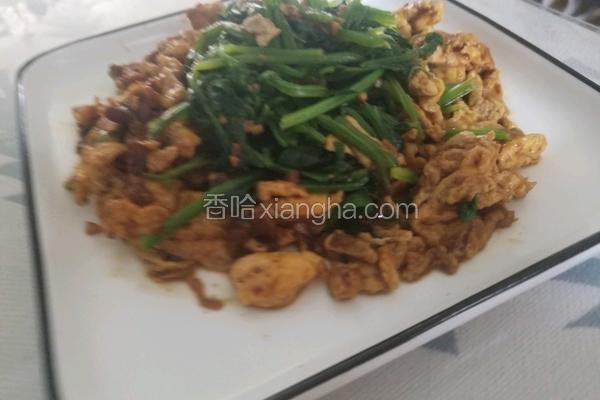 蛋酱菠菜