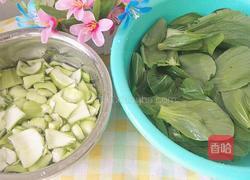 香菇炒上海青的做法图解2