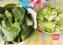 香菇炒上海青的做法图解5