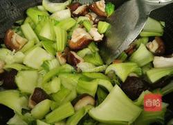 香菇炒上海青的做法图解9