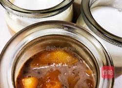 芒果巧克力双色布丁的做法图解9