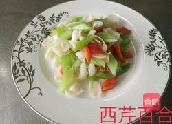 西芹百合的做法图解4