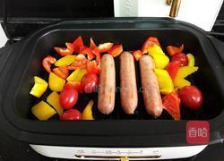 彩椒煎香肠的做法图解5