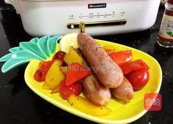 彩椒煎香肠的做法图解7