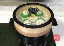 粽子表情包馒头的做法图解10