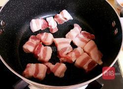 茭白红烧肉(无油版)的做法图解3