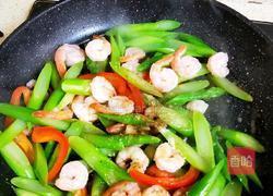 芦笋炒虾仁(减脂餐）的做法图解12