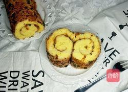 海盐香葱肉松蛋糕卷的做法图解19