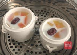 木瓜炖牛奶的做法图解5