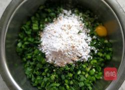韭菜豆腐饼的做法图解8