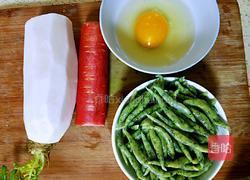 萝卜烩搓搓的做法图解1