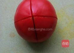 一颗蕃茄焖饭的做法图解2