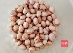 菠菜拌花生的做法图解2