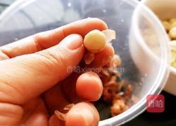 菠菜拌花生的做法图解3