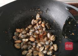 紫苏炒花甲的做法图解5