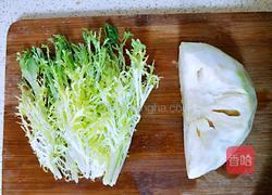 苦菊拌苤蓝(减脂菜）的做法图解2