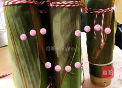 竹筒粽子、肉粽子的做法图解10