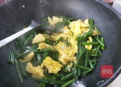 韭苔炒鸡蛋的做法图解6