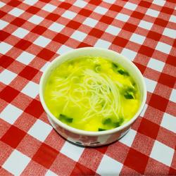 妈妈的味道，葱花鸡蛋银丝面