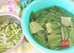 素炒春菜的做法图解2