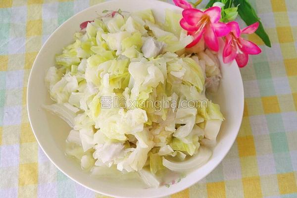 芋头炒莲花白