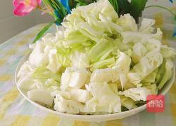 芋头炒莲花白的做法图解2