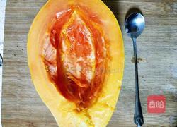 木瓜炖牛奶(月子餐）的做法图解3