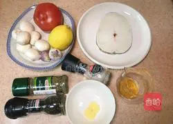 Illustration of how to make cod in lemon and tomato sauce 1