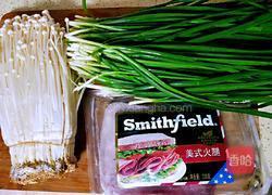金针菇炒韭菜的做法图解1