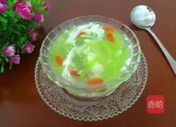 蛋白丝瓜枸杞汤的做法图解15