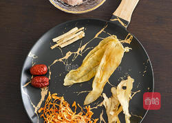 虫草花鱼胶汤，开胃养颜！的做法图解1