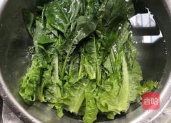 蒜香莴笋叶的做法图解1