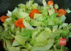 胡萝卜炒芥菜的做法图解7