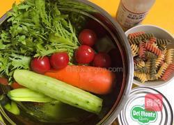 多彩意面蔬菜沙拉 #夏日清爽轻食菜# 的做法图解1