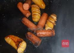 香煎香肠的做法图解2