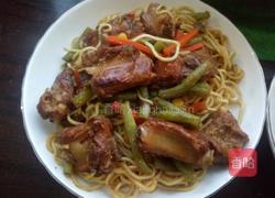 排骨豆角焖面的做法图解6
