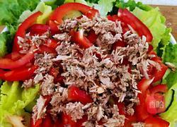 金枪鱼蔬菜沙拉#夏日减脂轻食菜#的做法图解11