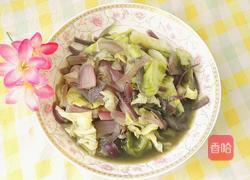 洋葱炒莲花白的做法图解13