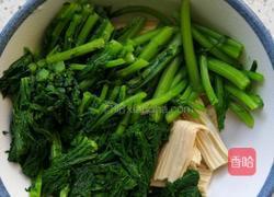 腐竹拌茼蒿的做法图解16