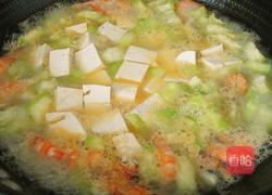 丝瓜鲜虾豆腐羹的做法图解11